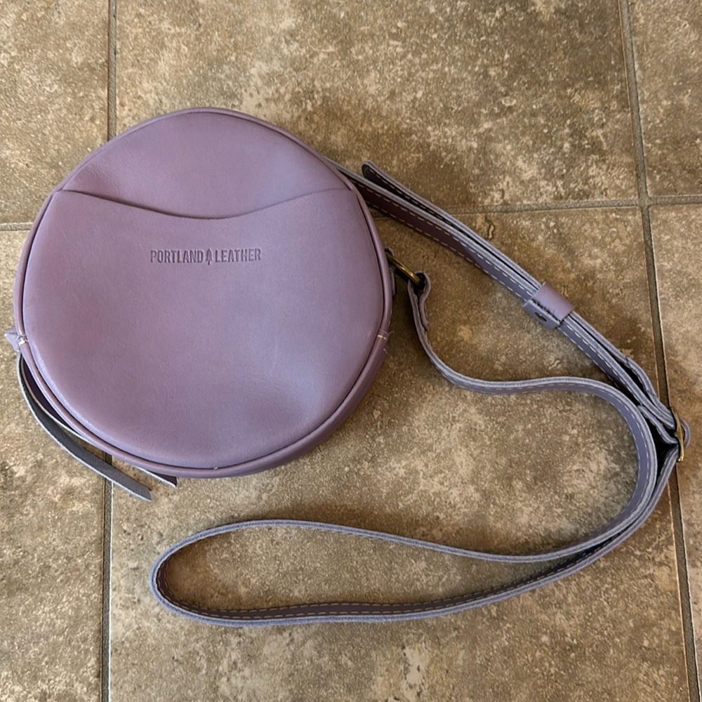 Portland Leather Small Circle Crossbody